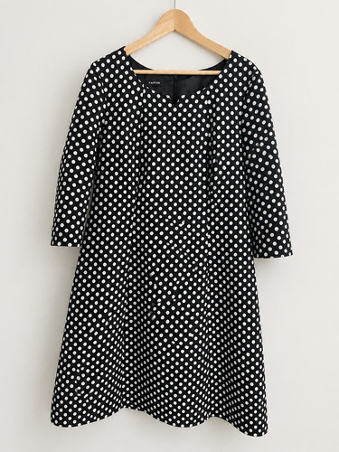 Taifun damen kleid schwarz - taifun,
