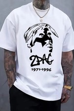 2 Pac T Shirt XXL Weiß Neu Rapper Hip Hop Tolles Geschenk Herren Jungs T Shirt