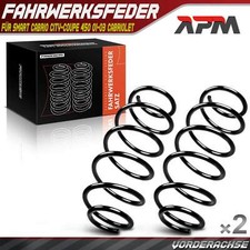 2x Fahrwerksfeder Vorne für Smart Cabrio City-Coupe 450 01-03 Cabriolet Coupe