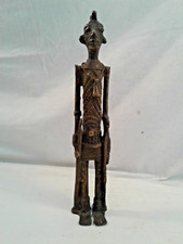 Tribal Art,alte Dogon Figur,Stammeskunst,Bronze Statuette,verlorene Form,H27
