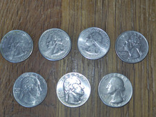 Silbermünzen USA George