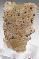 CHALKOPYRIT blau mit Quarz