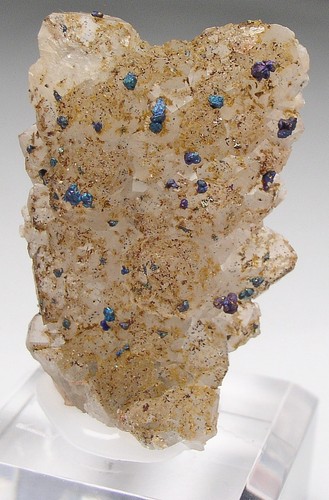 Chalkopyrit blau mit quarz - chalkopyrit,