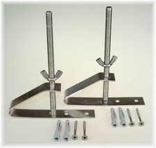 2x Autoreifen Wandhalterung Reifenhalter Winter Edelstahl  Felgenbaum Regal V2A