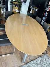 RENZ Konferenztisch Serie TAO - 3m, inkl. 6 VITRA Freischwinger