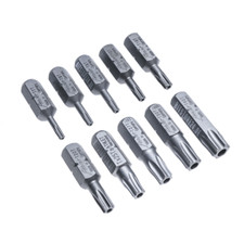 TX Bit mit Bohrung für TORX® TR Schrauben m. Sicherheits Pin wahlw. Gr T6 - T55 