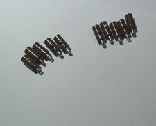 10 Querlochstecker, versch