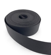 Polyester gurtband schwarz - polyester, schwarz–
