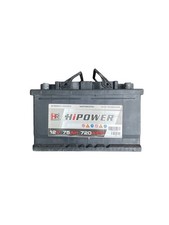 HIPOWER AUTO BATTERIE 12V 75AH 720A EN / NAGELNEU !