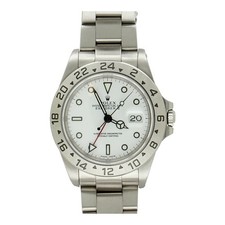 Rolex Explorer II 16570 Weiß 40mm 2001 Box Papiere Revision 2023 Automatik