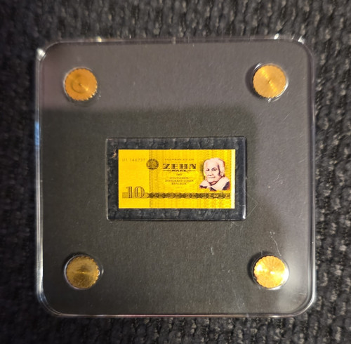 Goldbarren feingold 999 500 - goldbarren, 1/500