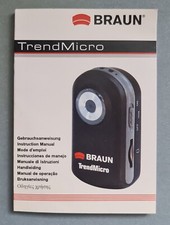 BRAUN Gebrauchsanweisung TrendMicro Neuwertig