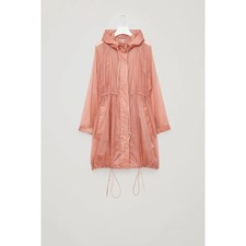 COS Pink Sheer Nylon Parka
