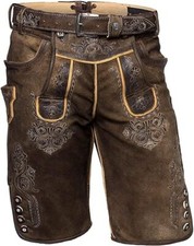 Kurze Herren Lederhose mit