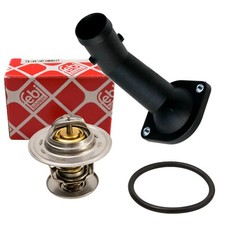 Thermostat + Kühlmittelflansch für 1.9 TDI VW Golf 4 5 T5 A3 Octavia Sharan