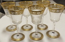 SAINT LOUIS THISTLE 6x WEIN GLÄSER 14,5CM HOCH