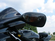 Schwarze Front Blinker Suzuki