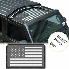Sunshade Mesh Bikini Top Roof Sun Shade for 18+ Jeep Wrangler JL/Gladiator JT 20