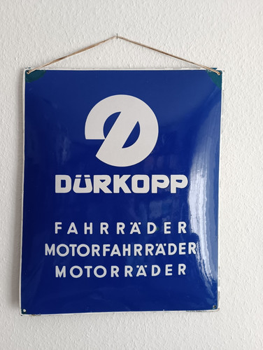 Dürkopp schild - dürkopp,