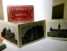 Hannover. Vorliegend Buch mit Leporello. 24 alte, schöne Ansichten s/w von Hanno