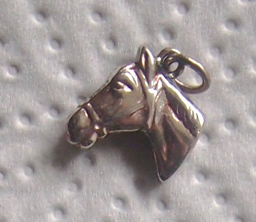 Pferdekopf sterling silber - pferdekopf,