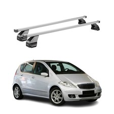 Menabo Dachträger für Mercedes A Klasse W169 2004-2012 75kg Stahl Silber 2x