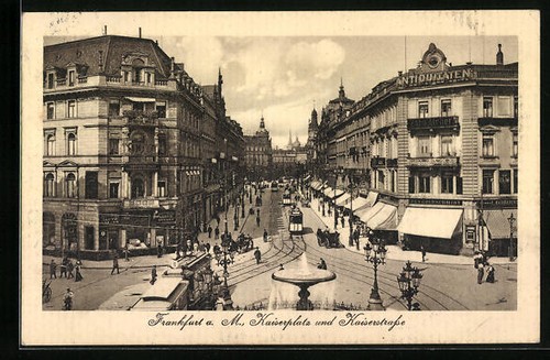 Ansichtskarte frankfurt m - ansichtskarte,