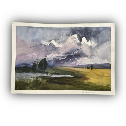 Original aquarell gemälde - original,