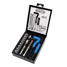 B-WAREN Gewinde Reparatur Satz Gewindeeinsätze  M5 M6 M8 M10 M12 M14 M16 HSS