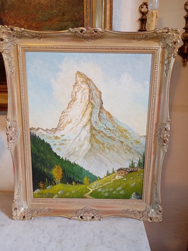 ölgemälde antik matterhorn - Ölgemälde, "matterhorn"