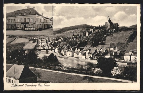 Ansichtskarte saarburg bez - ansichtskarte, /bez