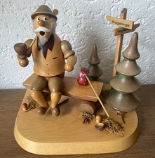Weihnacht Erzgebirge Räuchermännchen Räuchermann Wald Szene