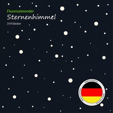 Wandtattoo Sternenhimmel 319 Punkte Aufkleber Sticker fluoreszierend