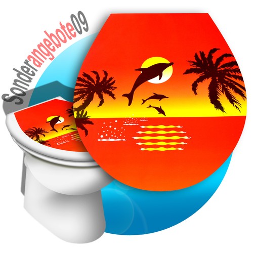 Toilettenaufkleber