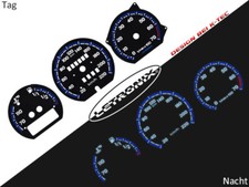 Selbstleuchtende Tachoscheiben