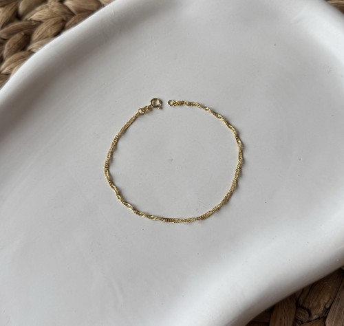 Echtgold singapur armband - echtgold,