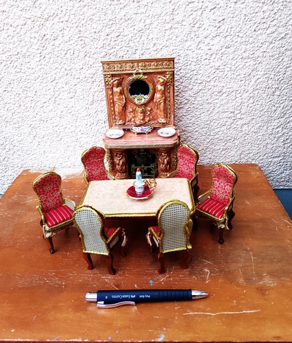 Miniaturen tisch 6x - 1/12,