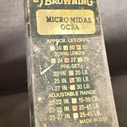 Browning micro midas recurve - micro,