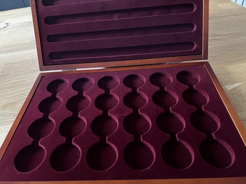 Münzbox aus holz neu - aus,