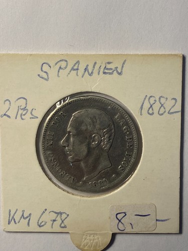 Spanien pesetas 1882 alfonso - spanien,