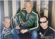 Scooter baxxter signiert - scooter, 3x
