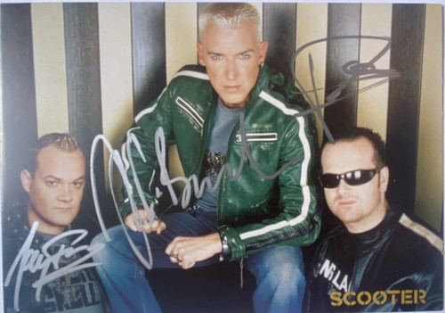 Scooter baxxter signiert - scooter, 3x