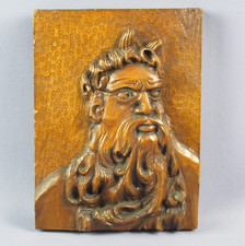 Bild Skulptur Holz High Relief