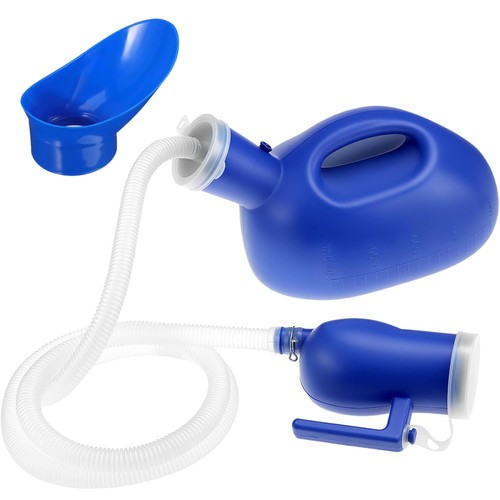 Urinalflasche tragbar blau - 2l,