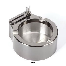 Luxuriöser Aschenbecher Feuerzeug Gas Kerosin Zigaretten Edel Geschenk Idee NEU