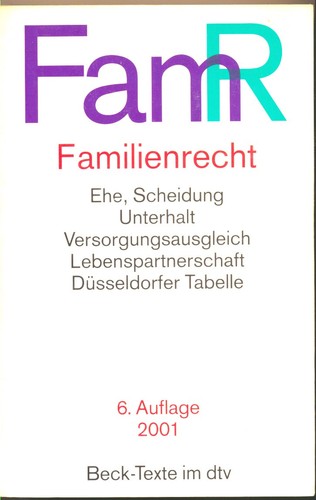 Familienrecht beck texte im - familienrecht,