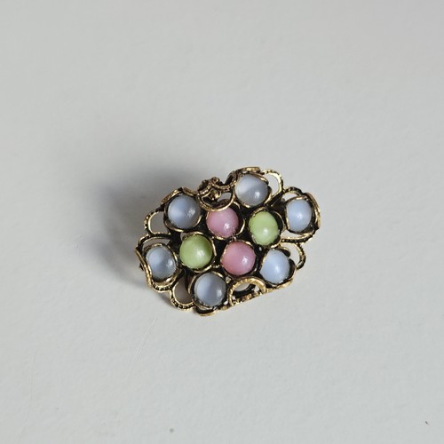 Vintage brosche pastell - brosche,