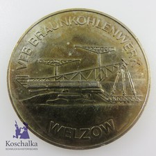 DDR Bergbau Medaille Plakette