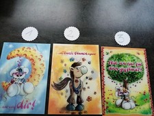 Diddl Postkarte Effekt Karte 3D-Karten  Nr. 17 - 32b, 1c, 3c, top Zustand, Rar