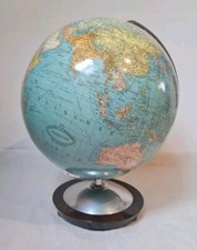 Columbus Erdglobus 60er Jahre - 34cmØ -Original- Top Zustand-alte Karte - Globus